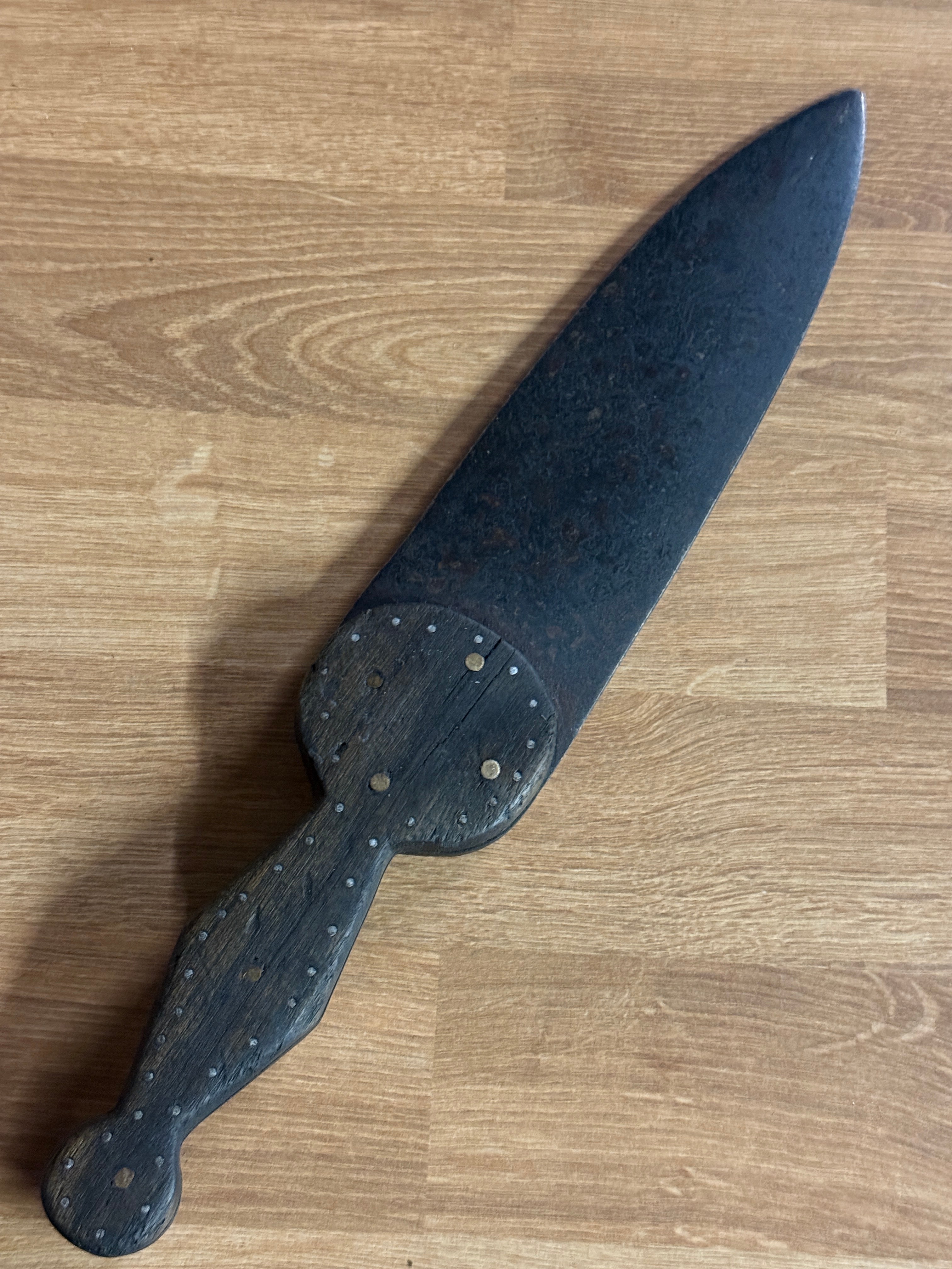 RARE Authentic 19th Century Fur Trade Era Native American Dag Knife - Sheffield Maker&