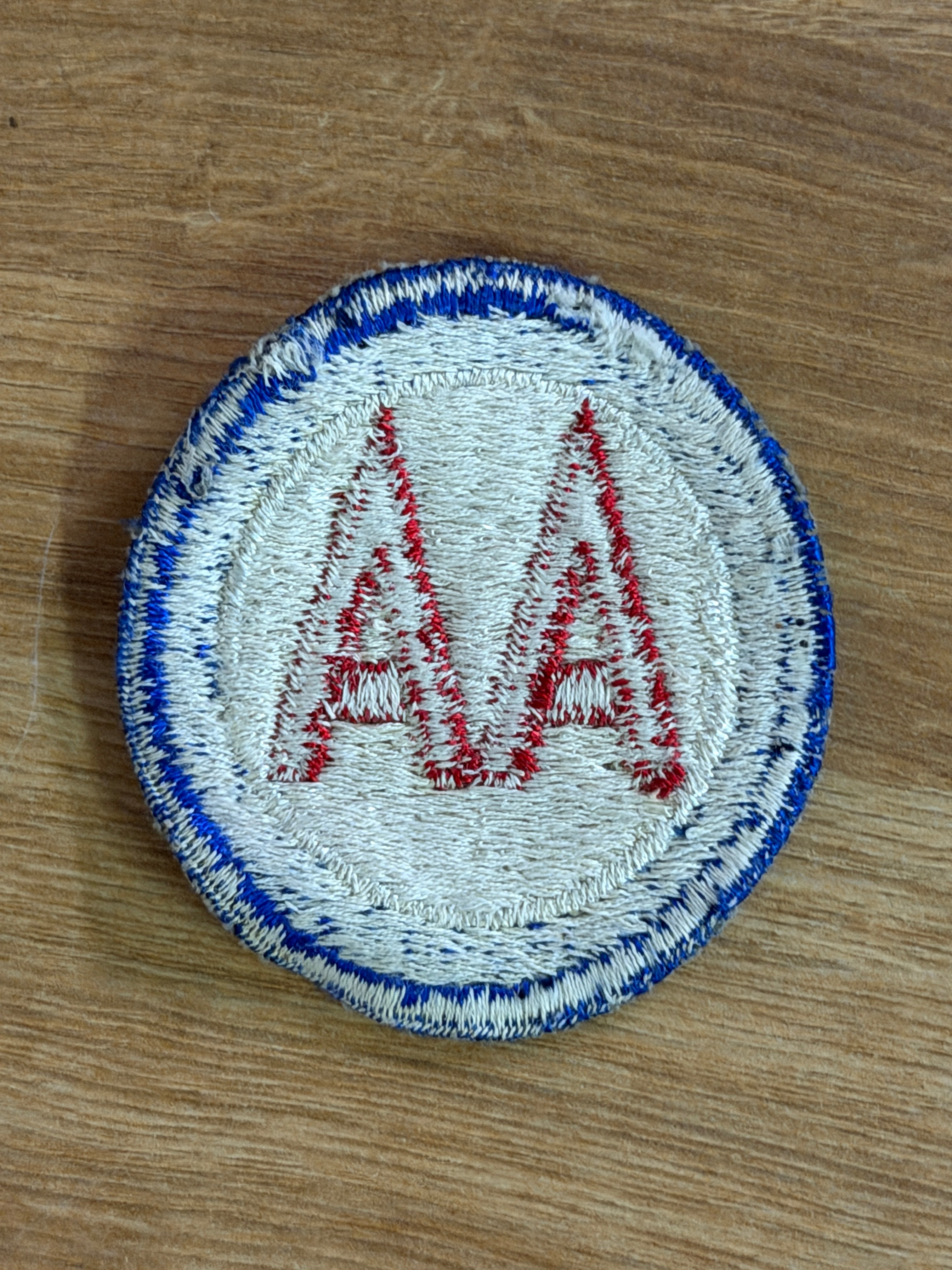 Authentic WWII U.S. Army Anti-Aircraft Command or Third Army "AA" Patch