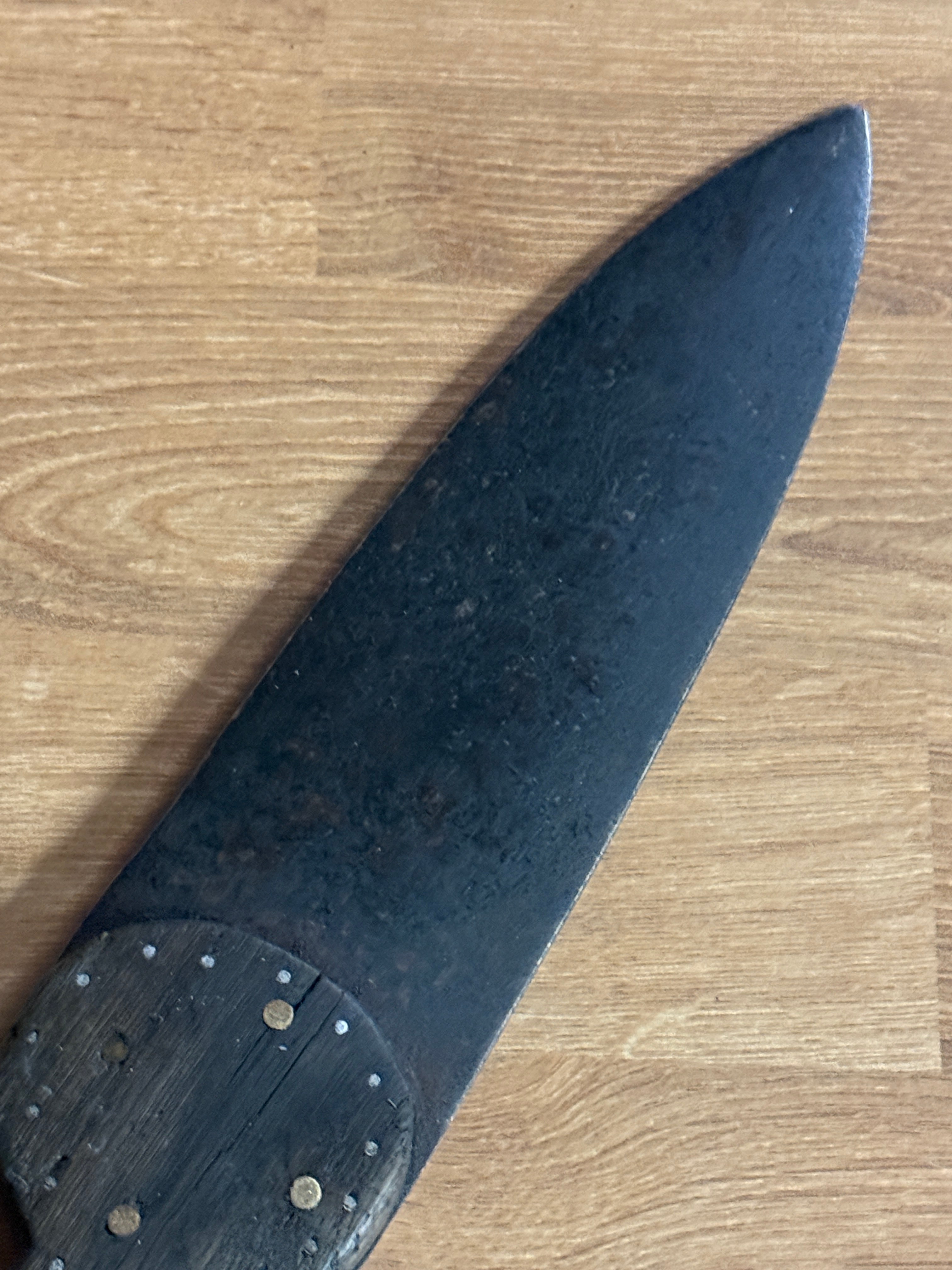 RARE Authentic 19th Century Fur Trade Era Native American Dag Knife - Sheffield Maker&