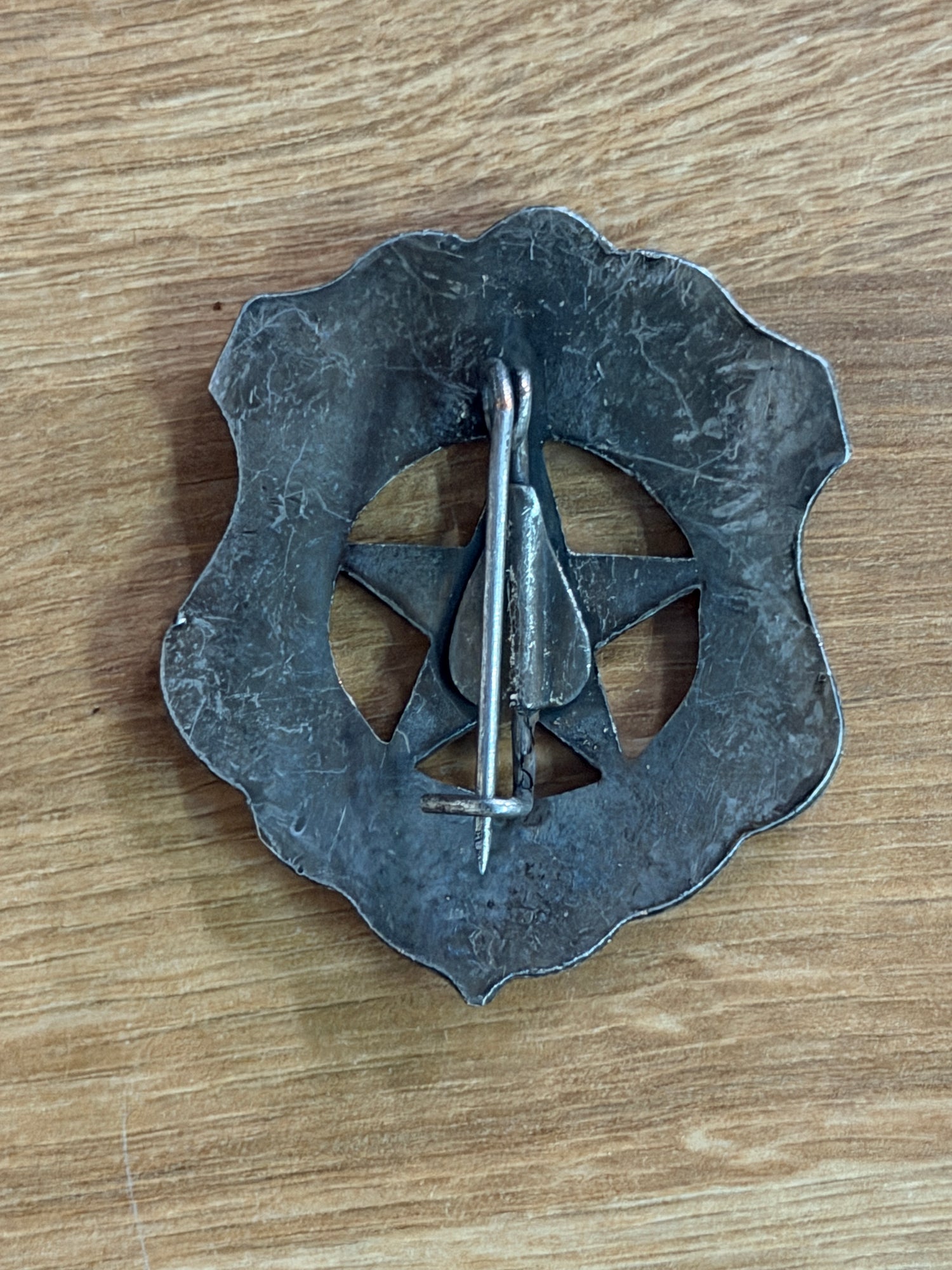 Silver "Deputy Sheriff" Star Badge (Old West Style)