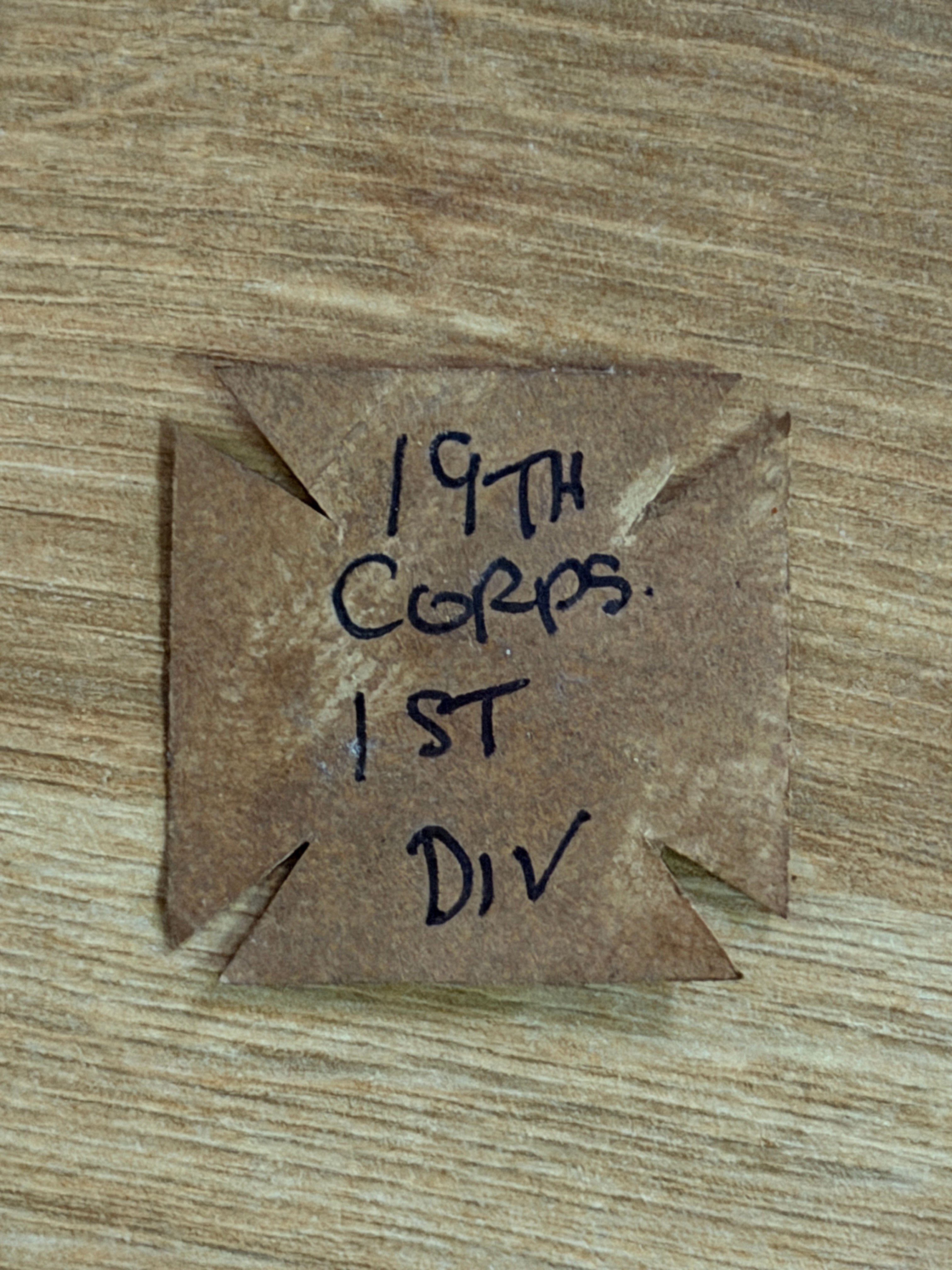 Authentic American Civil War V Corps Badge - Maltese Cross