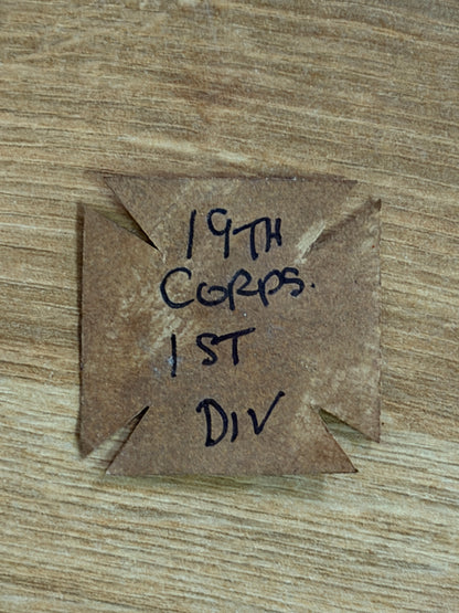 Authentic American Civil War V Corps Badge - Maltese Cross