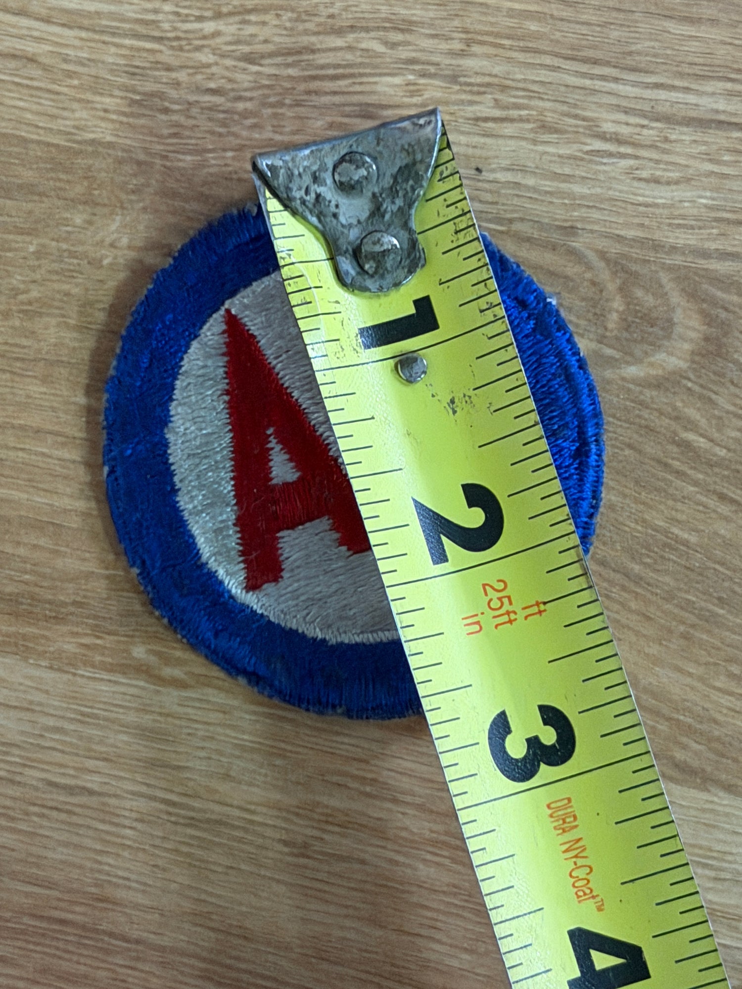 Authentic WWII U.S. Army Anti-Aircraft Command or Third Army "AA" Patch