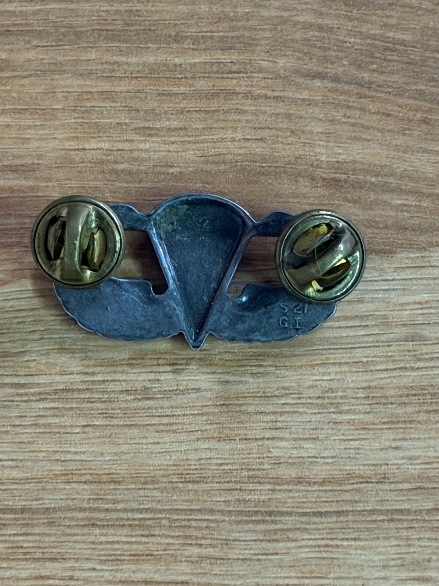 U.S. Army Basic Parachutist Badge "Jump Wings" - S-21 GI Marked (Vietnam Era)