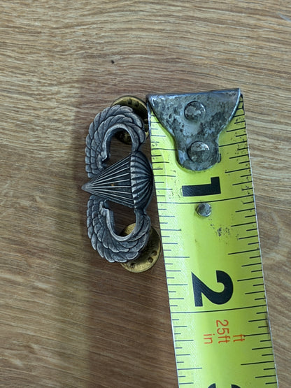 U.S. Army Basic Parachutist Badge "Jump Wings" - S-21 GI Marked (Vietnam Era)