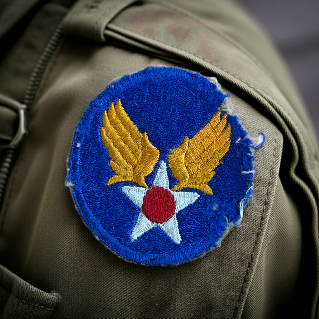 Vintage U.S. Army Air Forces (USAAF) "Hap Arnold Wings" Shoulder Patch (WWII)