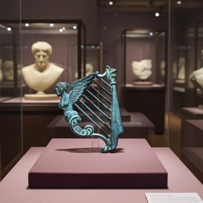 RARE Authentic Civil War Union 69th NY Irish Brigade "Harp of Erin" Kepi Badge Insignia Relic